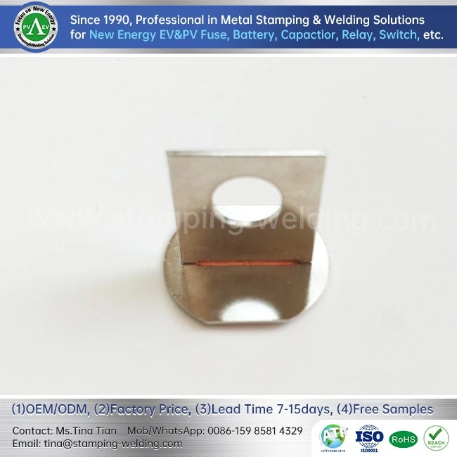 Hybrid Vehicle Fuse Copper Contact Blade