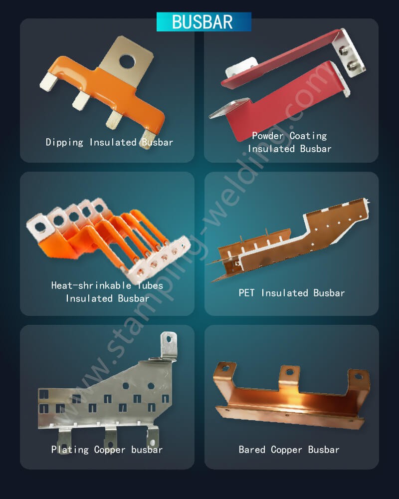Types of copper busbars Types of copper busbars