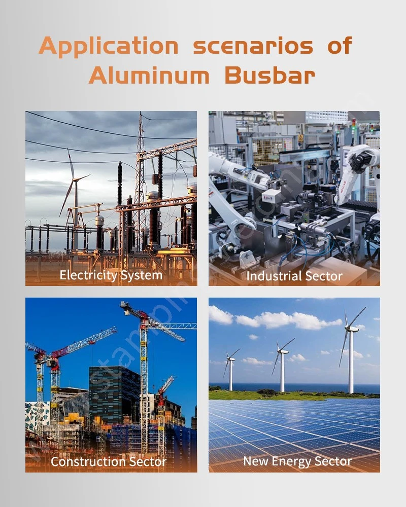 Application scenarios of Flat Earth Grounding Aluminum Busbar Application scenarios of Flat Earth Grounding Aluminum Busbar