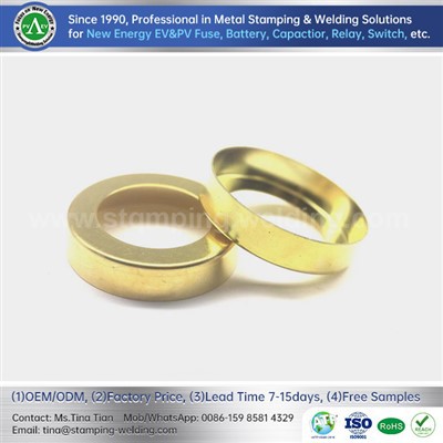 Brass Plumbing Cap For EV Fuse