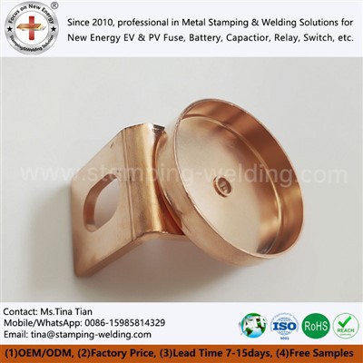 Контакт с медна капачка на автомобилни предпазители